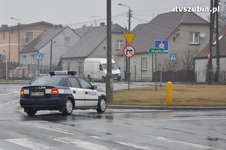 Zdarzenie drogowe z udziałem radiowozu