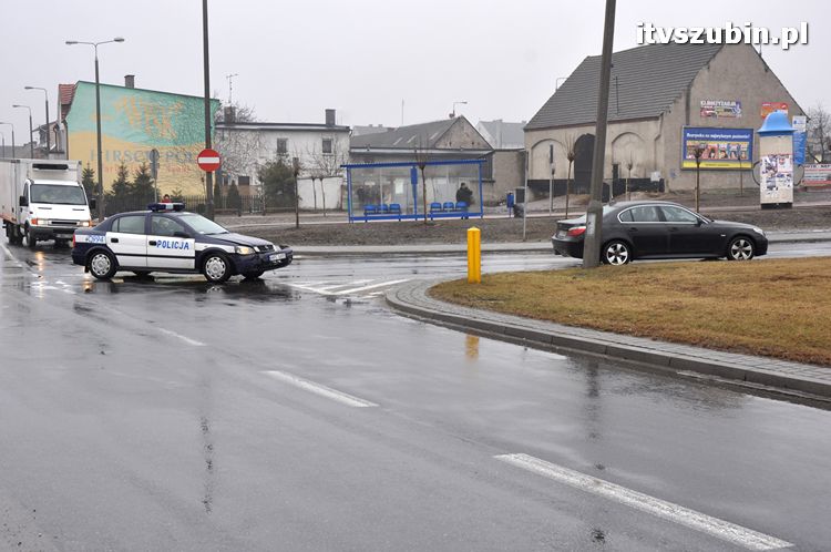 Zdarzenie drogowe z udziałem radiowozu