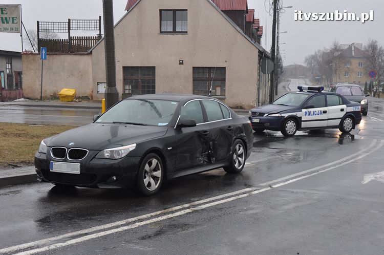 Zdarzenie drogowe z udziałem radiowozu