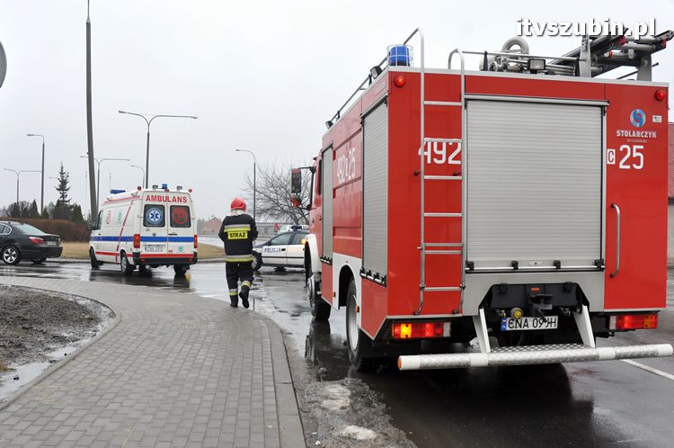 Zdarzenie drogowe z udziałem radiowozu