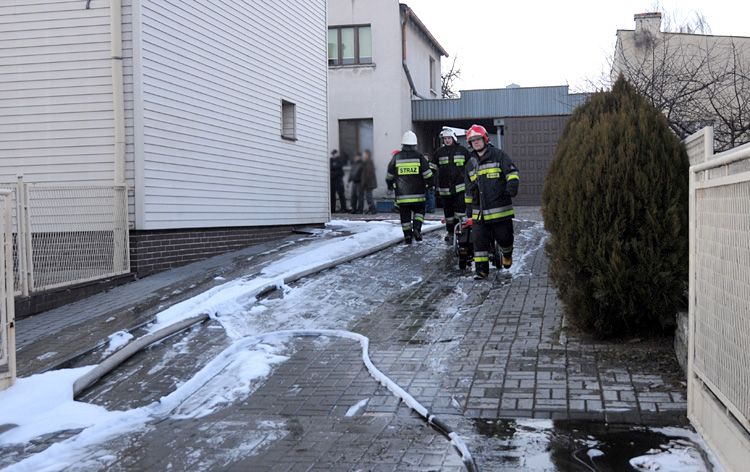 Pożar garażu w Szubinie