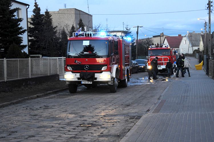 Pożar garażu w Szubinie