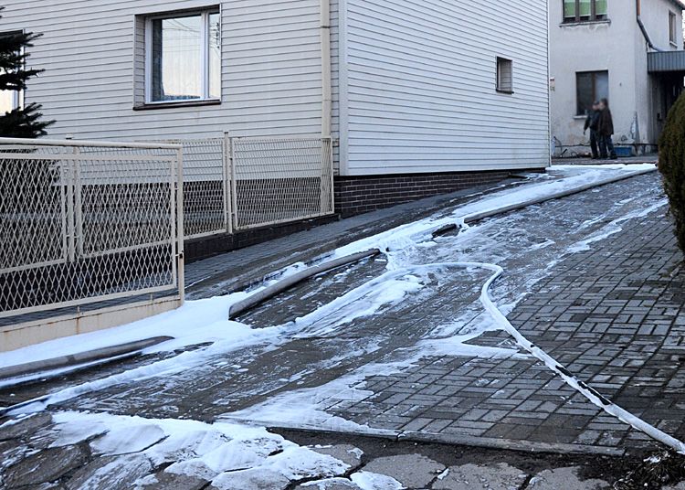 Pożar garażu w Szubinie