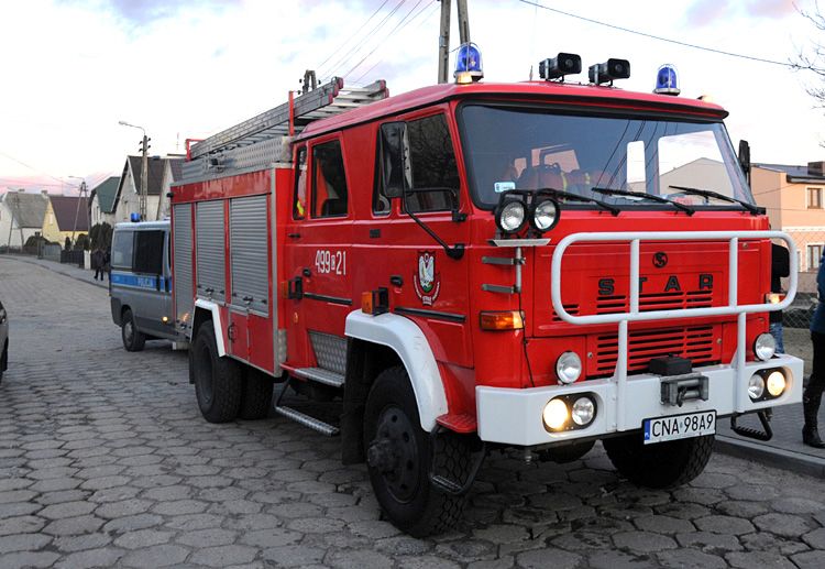 Pożar garażu w Szubinie