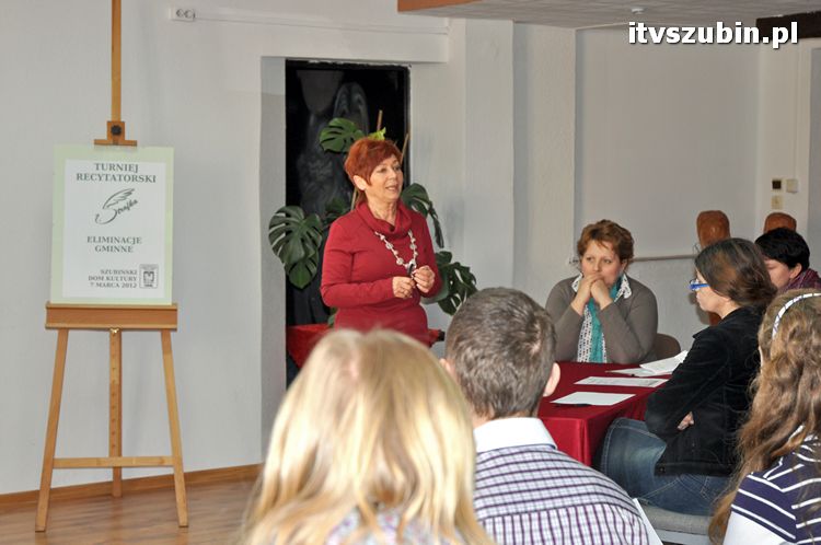 Turniej Recytatorski ?Strofka? - eliminacje gminne dla uczniów szkół gimnazjalnych
