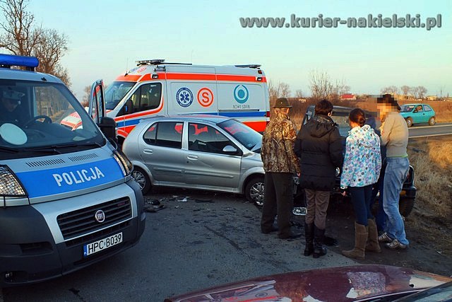 Kolizja w Śmielinie