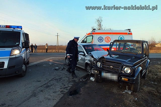 Kolizja w Śmielinie