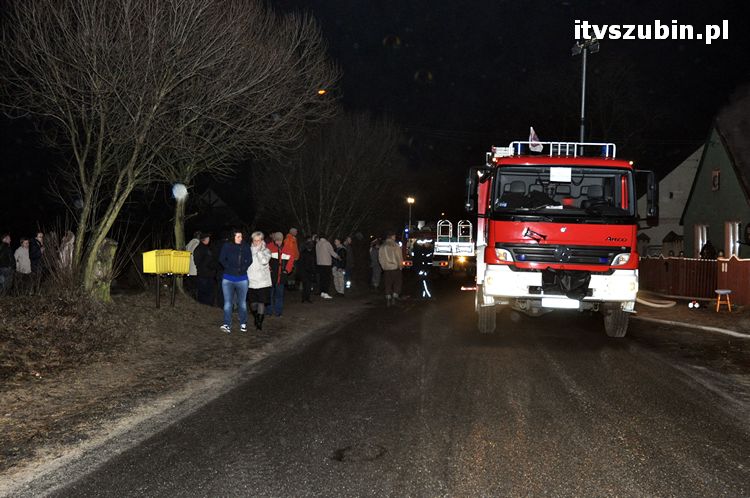 Pożar domu jednorodzinnego w Mąkoszynie