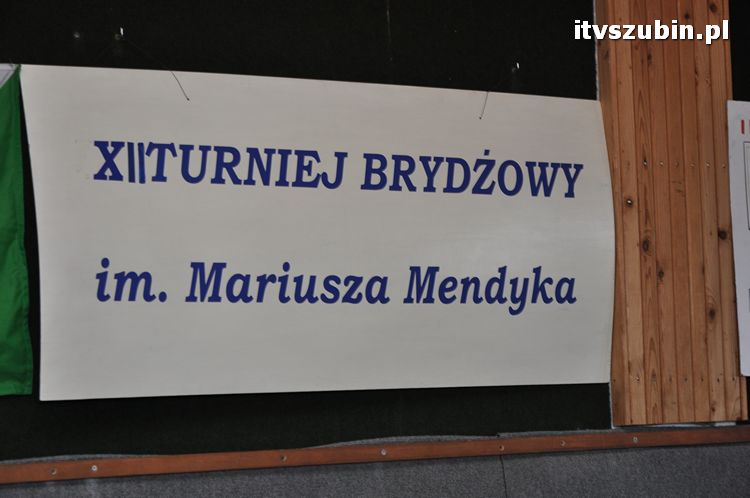 XII Turniej im. Mariusza Mendyka w Brydżu Sportowym Parami