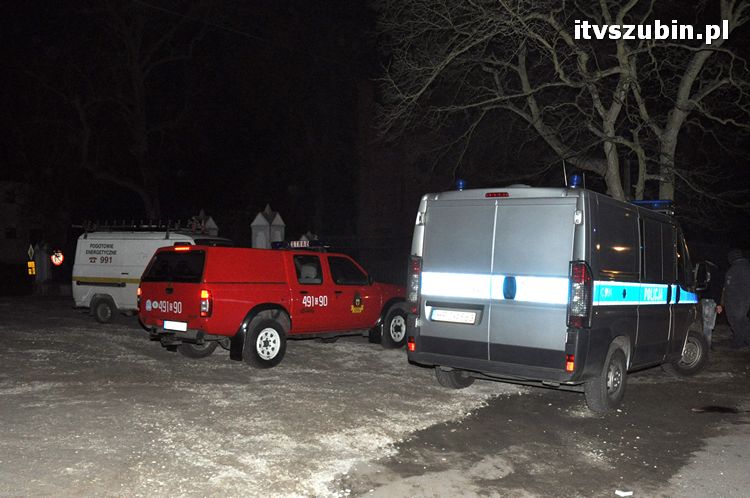 Pożar domu wielorodzinnego w Słupach