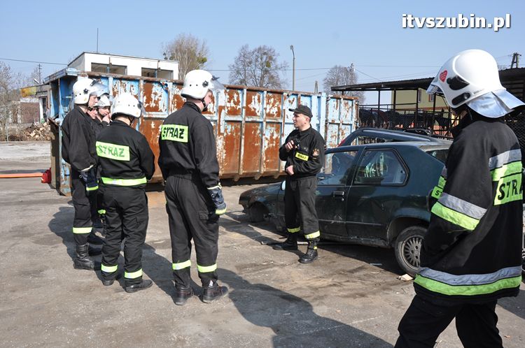 Szkolenie praktyczne z zakresu ratownictwa technicznego dla druhów OSP z terenu powiatu nakielskiego