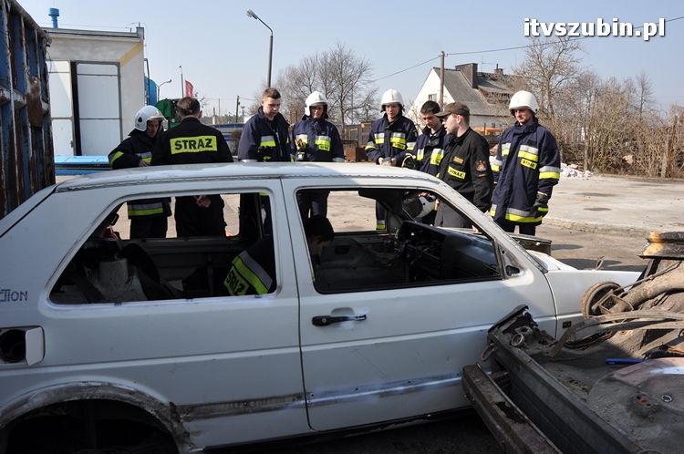 Szkolenie praktyczne z zakresu ratownictwa technicznego dla druhów OSP z terenu powiatu nakielskiego