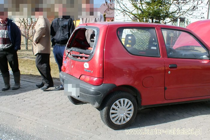 Wypadek na Krajowej 10 w Sadkach