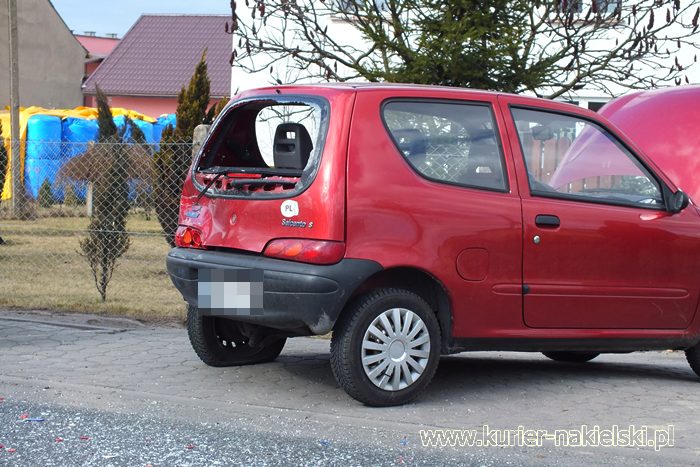 Wypadek na Krajowej 10 w Sadkach