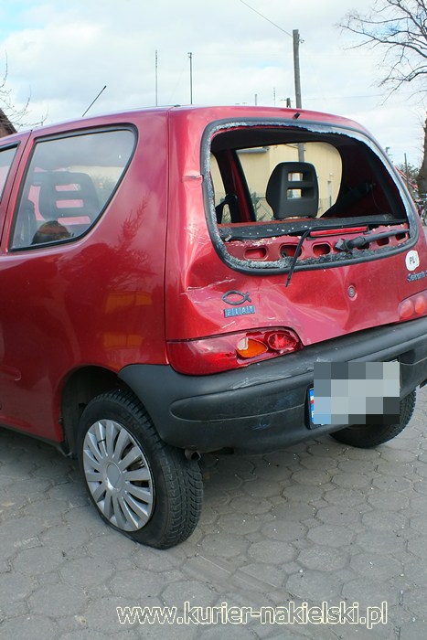 Wypadek na Krajowej 10 w Sadkach