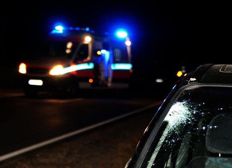 Pieszy pod kołami Opla