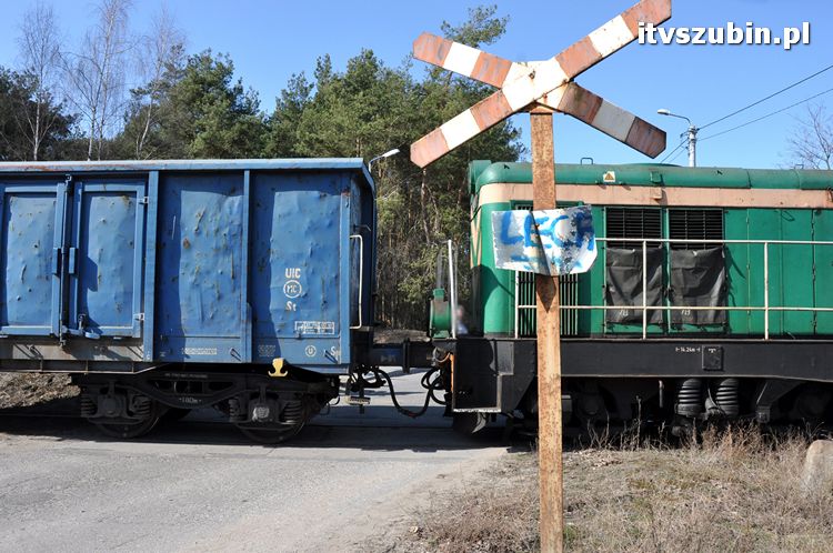 Kolizja samochodu osobowego z pociągiem