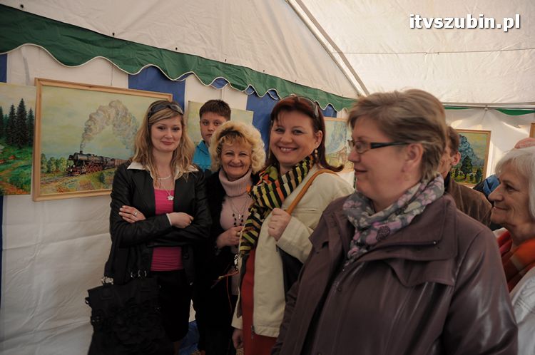 Powitanie wiosny przy ruinach szubińskiego zamku