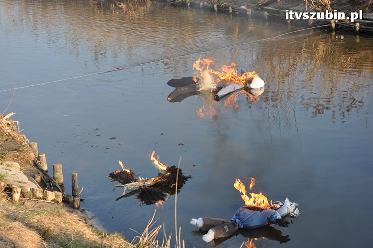Powitanie wiosny przy ruinach szubińskiego zamku
