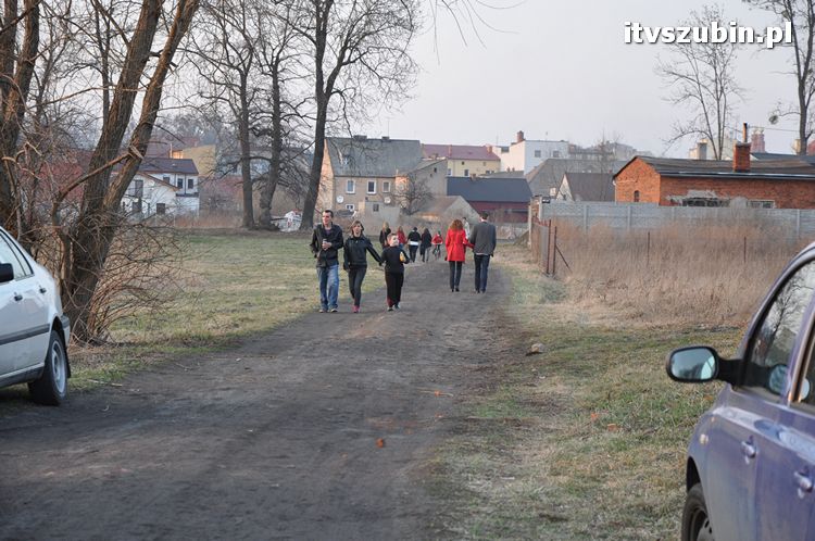 Powitanie wiosny przy ruinach szubińskiego zamku