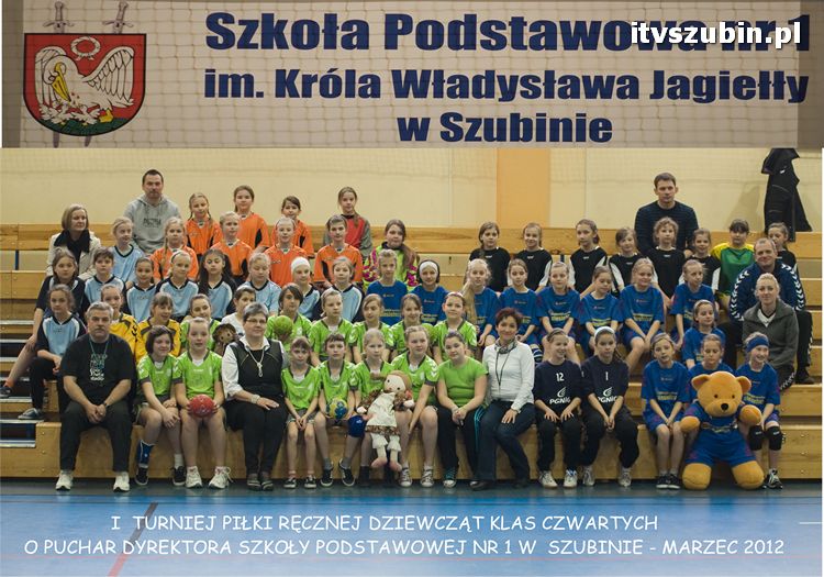 I Turniej piłki ręcznej dziewcząt o Puchar Dyrektor SP1 w Szubinie