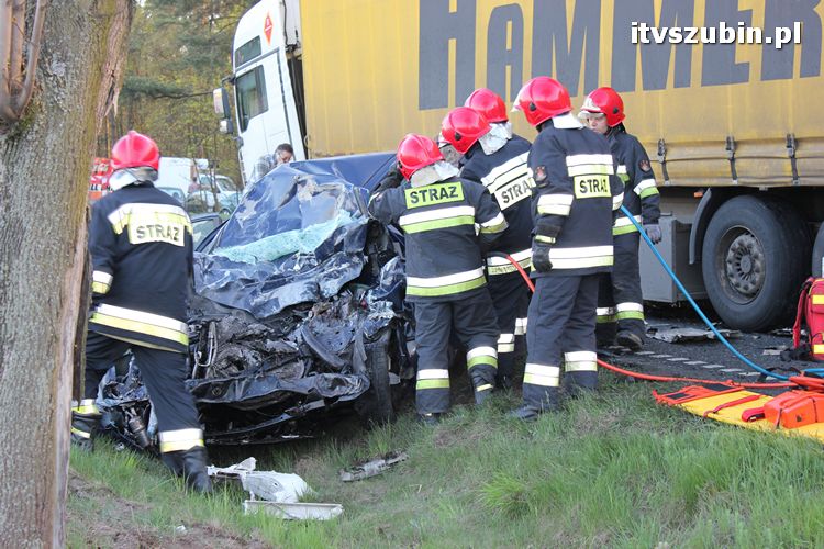 Wypadek ze skutkiem śmiertelnym w Dąbrówce Słupskiej