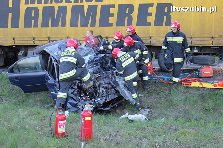 Wypadek ze skutkiem śmiertelnym w Dąbrówce Słupskiej