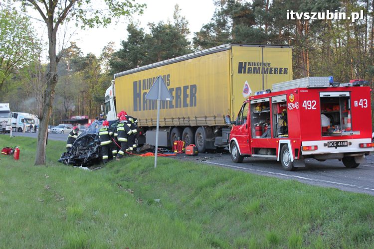 Wypadek ze skutkiem śmiertelnym w Dąbrówce Słupskiej