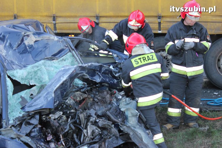 Wypadek ze skutkiem śmiertelnym w Dąbrówce Słupskiej