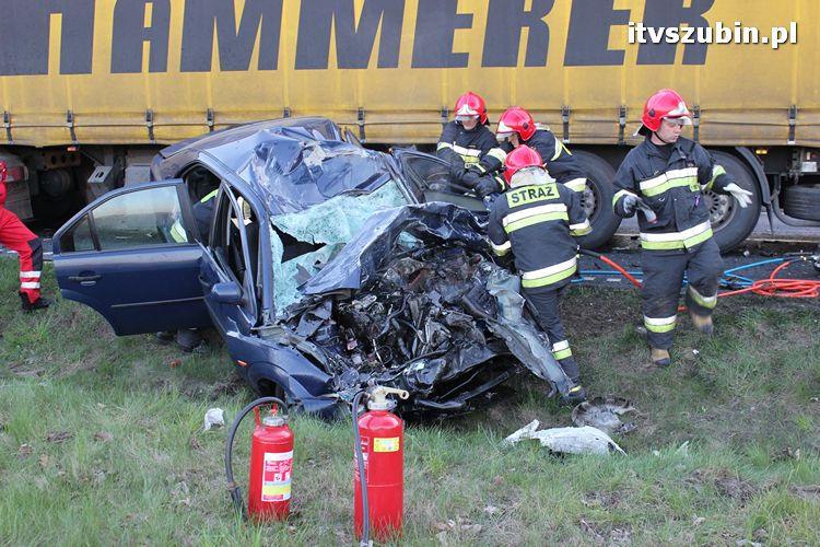 Wypadek ze skutkiem śmiertelnym w Dąbrówce Słupskiej