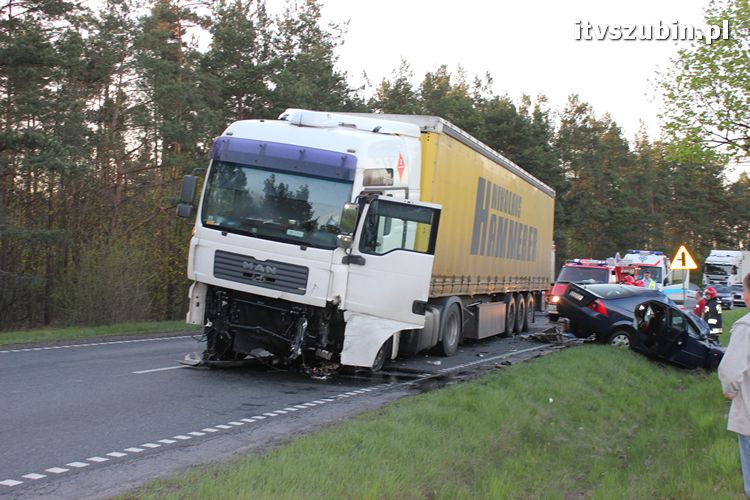 Wypadek ze skutkiem śmiertelnym w Dąbrówce Słupskiej