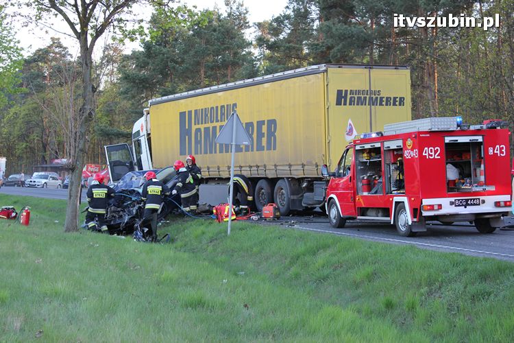 Wypadek ze skutkiem śmiertelnym w Dąbrówce Słupskiej