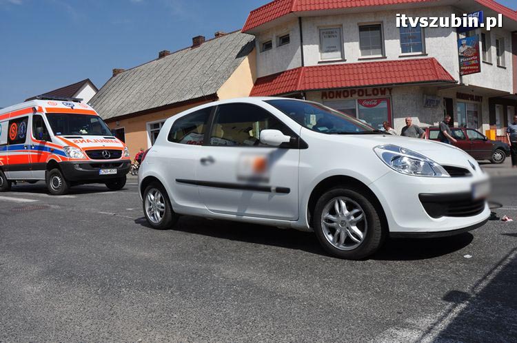 Potrącenie rowerzysty w centrum Szubina