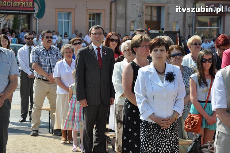 Msza Św. za Ojczyznę na szubińskim rynku