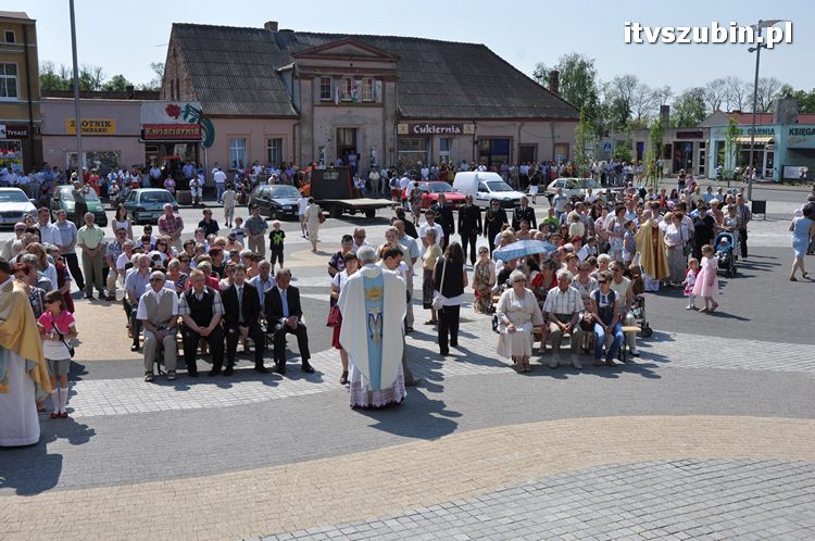 Msza Św. za Ojczyznę na szubińskim rynku
