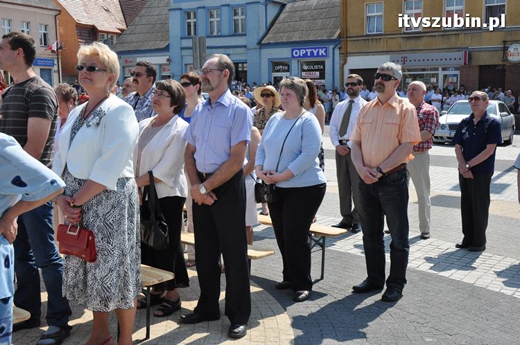 Msza Św. za Ojczyznę na szubińskim rynku