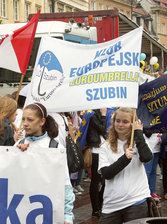 Młodzi szubinianie na czele Parady Schumana