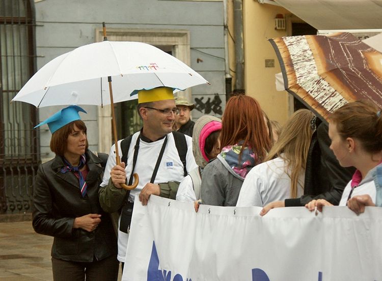 Młodzi szubinianie na czele Parady Schumana