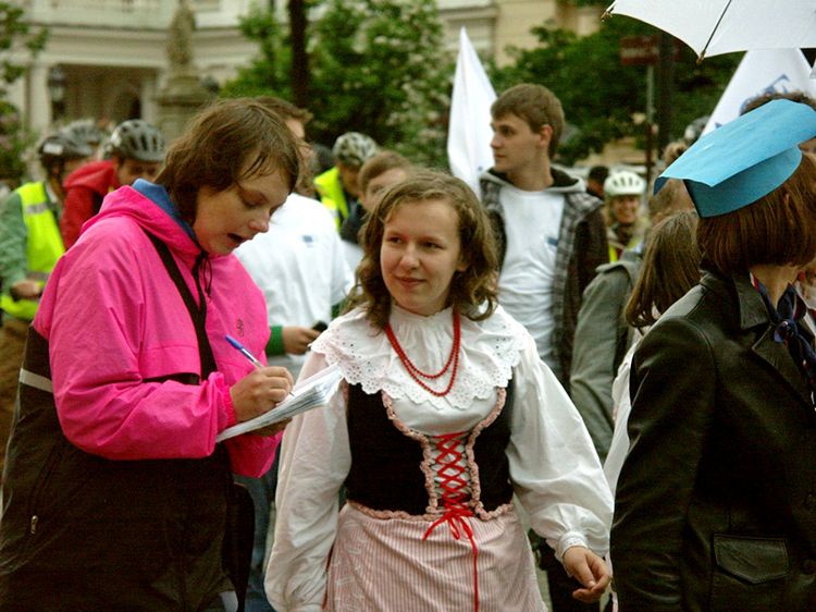 Młodzi szubinianie na czele Parady Schumana