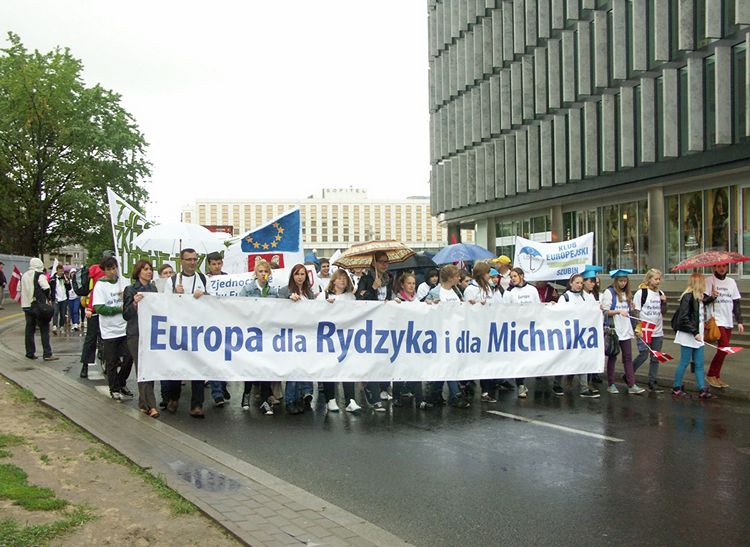Młodzi szubinianie na czele Parady Schumana