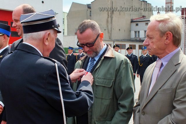Uroczysty apel z okazji Dnia Strażaka i XX Lecia PSP