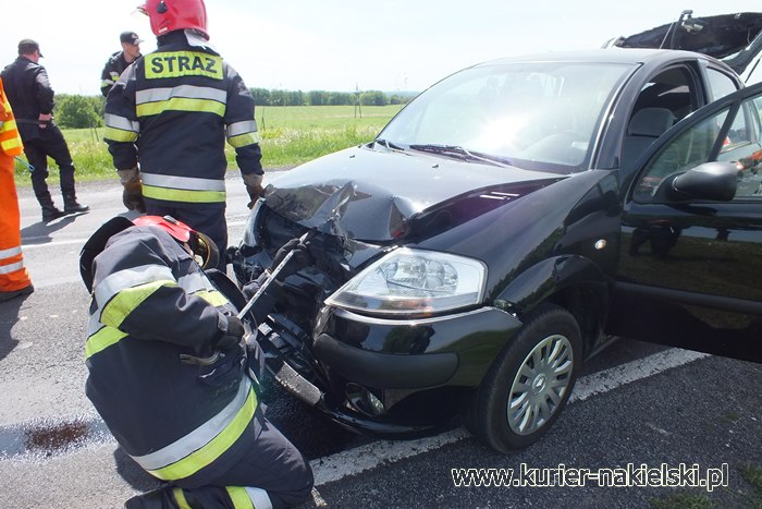 Kolizja z udziałem 5 samochodów w Trzeciewnicy