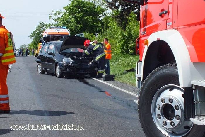 Kolizja z udziałem 5 samochodów w Trzeciewnicy