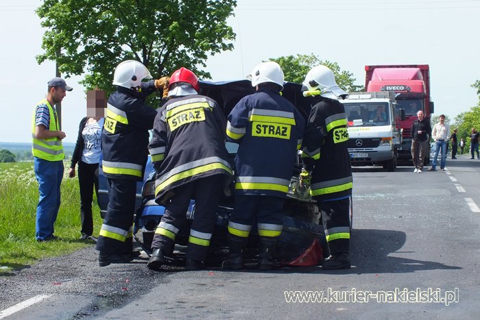 Kolizja z udziałem 5 samochodów w Trzeciewnicy
