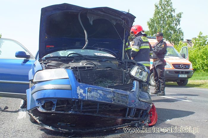 Kolizja z udziałem 5 samochodów w Trzeciewnicy