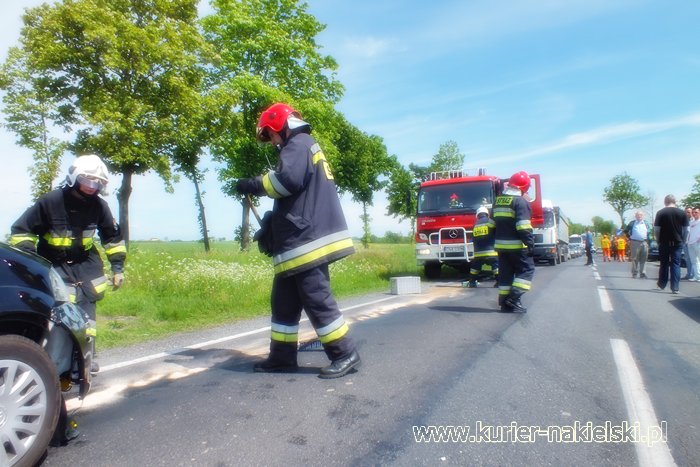 Kolizja z udziałem 5 samochodów w Trzeciewnicy