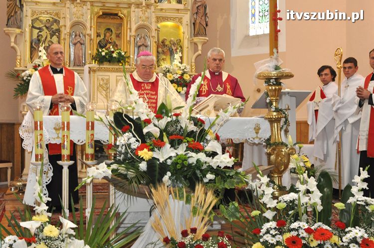 Sakrament Bierzmowania w Kościele p.w. Św. Andrzeja w Szubinie