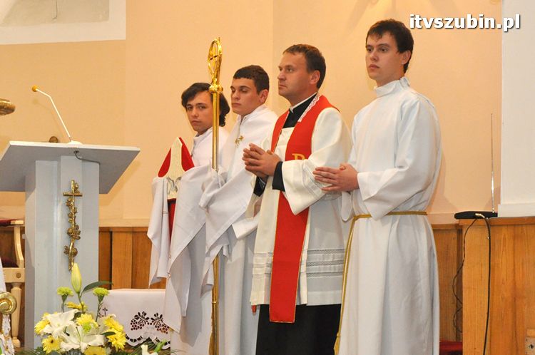 Sakrament Bierzmowania w Kościele p.w. Św. Andrzeja w Szubinie