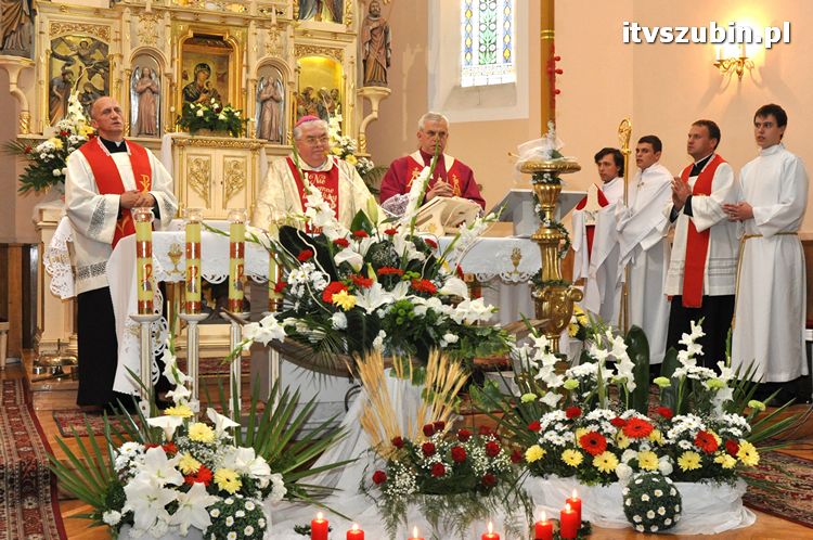 Sakrament Bierzmowania w Kościele p.w. Św. Andrzeja w Szubinie