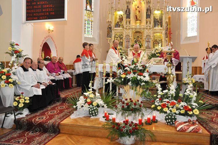 Sakrament Bierzmowania w Kościele p.w. Św. Andrzeja w Szubinie